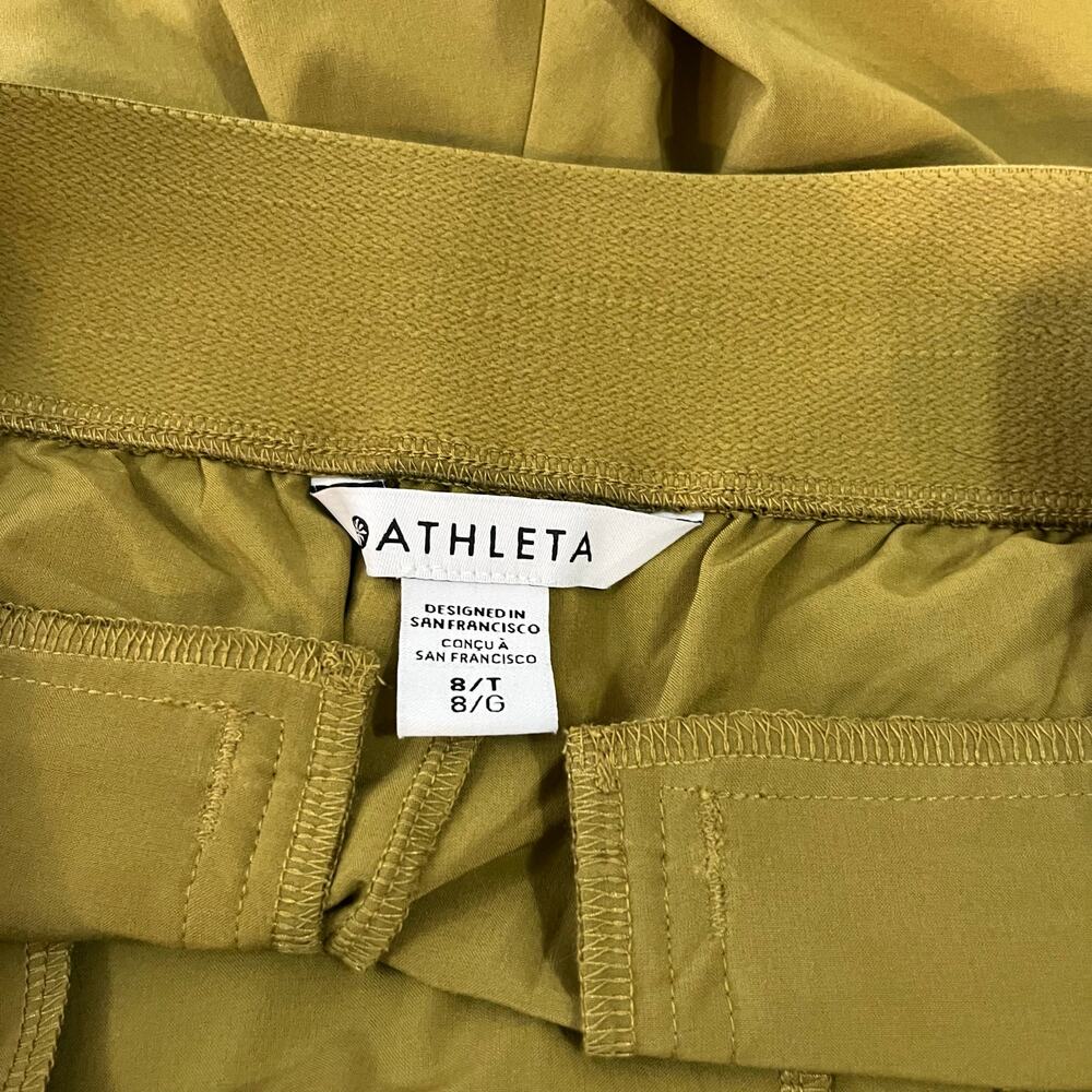 Athleta Women’s Vienna Slim Pants Tapestry Gold Sz 8‎ Tall Career Office - Picture 5 of 6